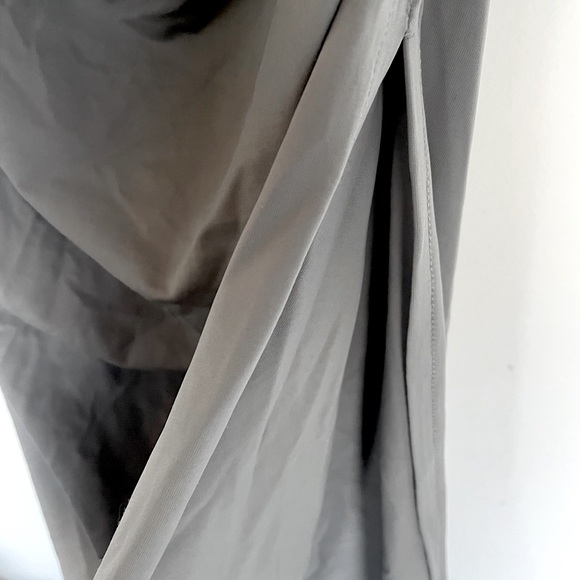 NWT Zara grey body contouring midi dress with long sleeves - Picture 5 of 5